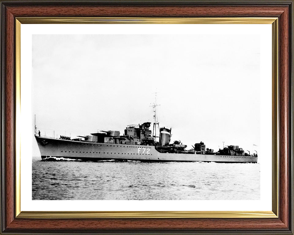 HMS Jersey F72 Royal Navy J class destroyer Photo Print or Framed Print - Hampshire Prints