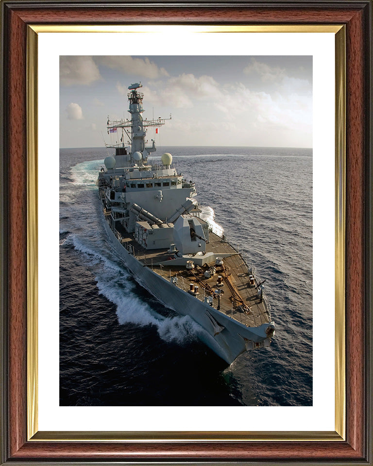 HMS Monmouth F235 Royal Navy type 23 Frigate Photo Print or Framed Print - Hampshire Prints