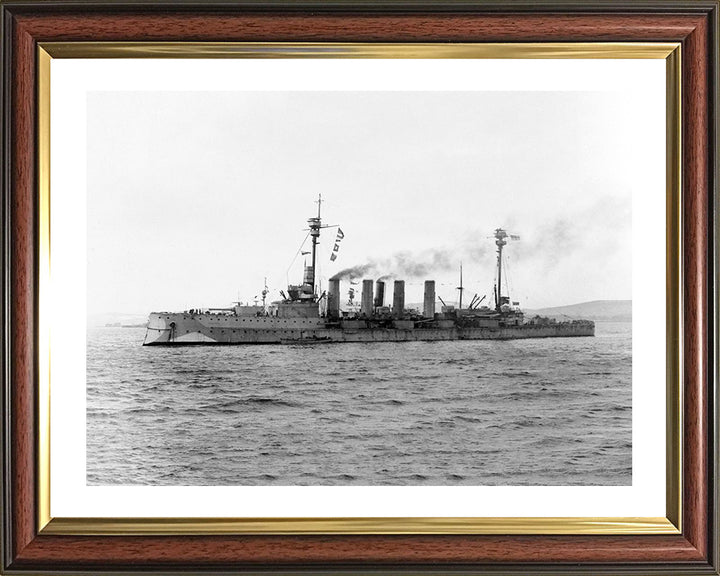 HMS Natal Royal Navy Warrior class armoured cruiser Photo Print or Framed Photo Print - Hampshire Prints