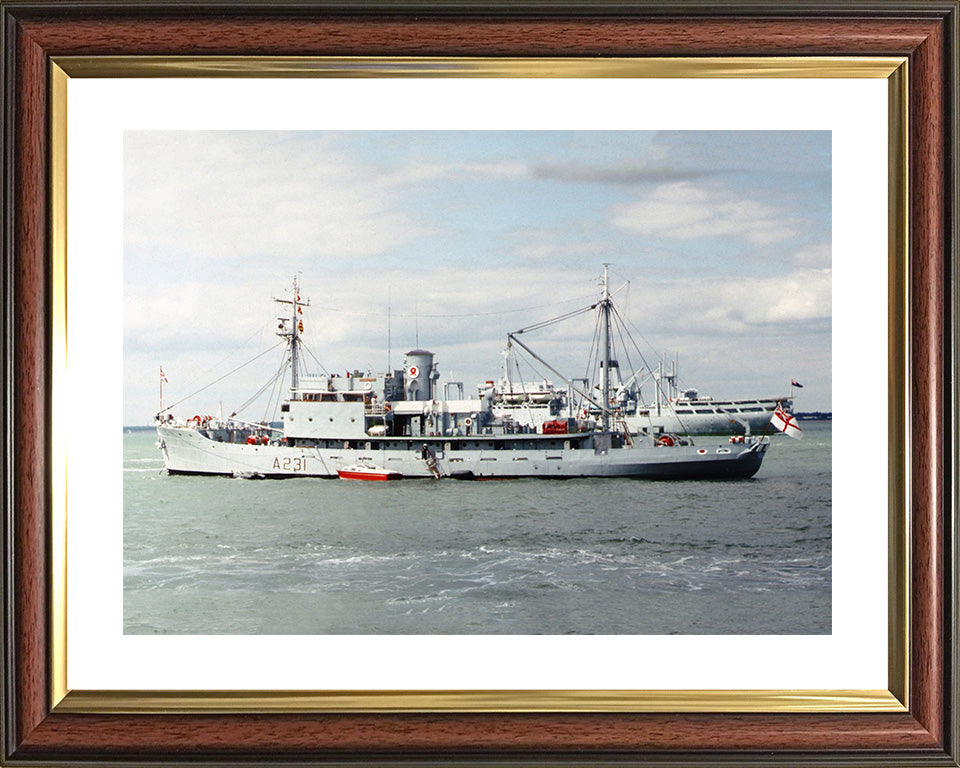 HMS Reclaim A231 Royal Navy submarine rescue vessel Photo Print or Framed Print - Hampshire Prints