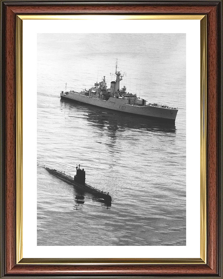 HMS Rothesay F107 Royal Navy Rothesay Class frigate Photo Print or Framed Print - Hampshire Prints