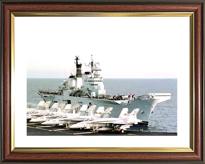 HMS Illustrious R06 Royal Navy Invincible class Aircraft Carrier Photo Print or Framed Print - Hampshire Prints