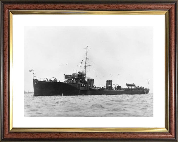 HMS Exe 1903 Royal Navy River class destroyer Photo Print or Framed Print - Hampshire Prints