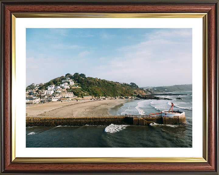 East Looe beach Cornwall Photo Print - Canvas - Framed Photo Print - Hampshire Prints