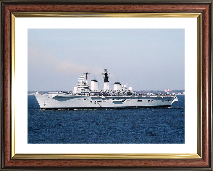 HMS Invincible R05 Royal Navy Invincible Class aircraft carrier Photo Print or Framed Print - Hampshire Prints