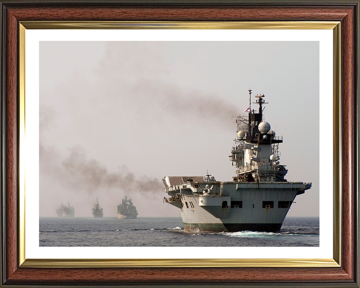 HMS Illustrious R06 Royal Navy Invincible class Aircraft Carrier Photo Print or Framed Print - Hampshire Prints