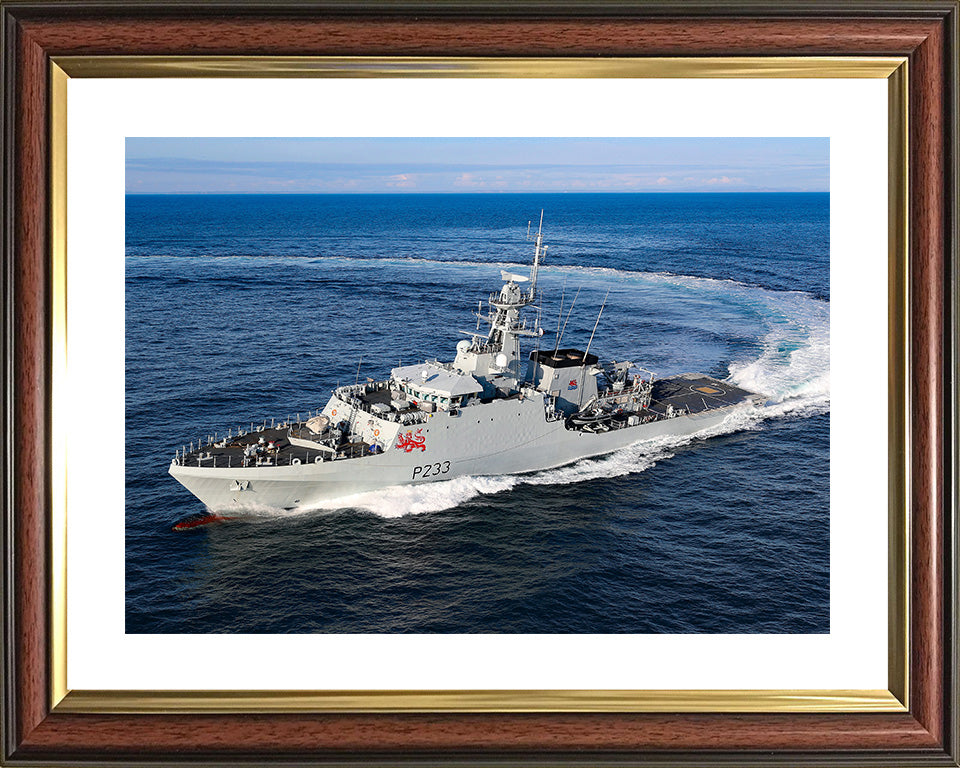 HMS Tamar P233 Royal Navy River class offshore patrol vessel Photo Print or Framed Print - Hampshire Prints