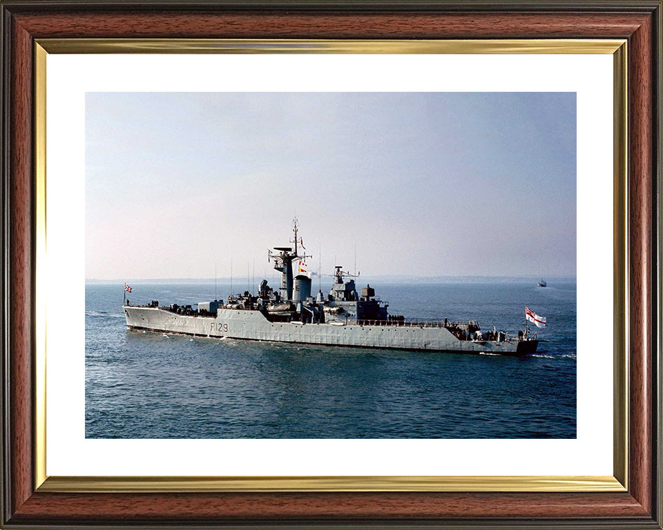 HMS Rhyl F129 Royal Navy Rothesay Class frigate Photo Print or Framed Print - Hampshire Prints