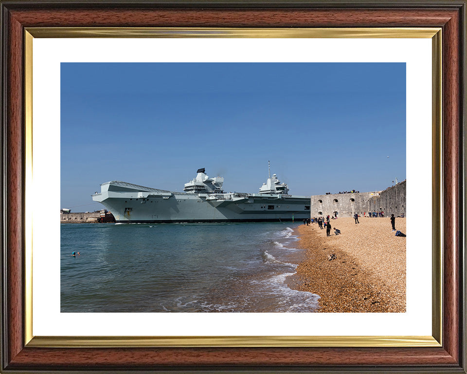 HMS Queen Elizabeth R08 | Photo Print | Framed Print | Queen Elizabeth Class | Aircraft Carrier | Royal Navy - Hampshire Prints