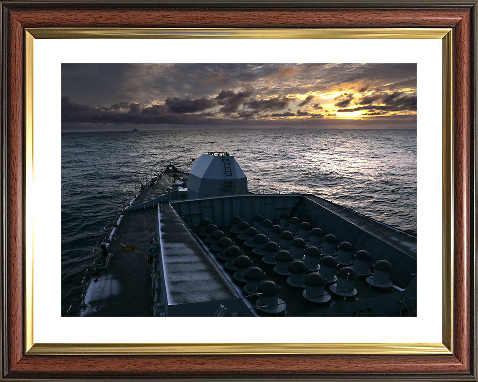 HMS Northumberland F238 Royal Navy Type 23 frigate Photo Print or Framed Photo Print - Hampshire Prints