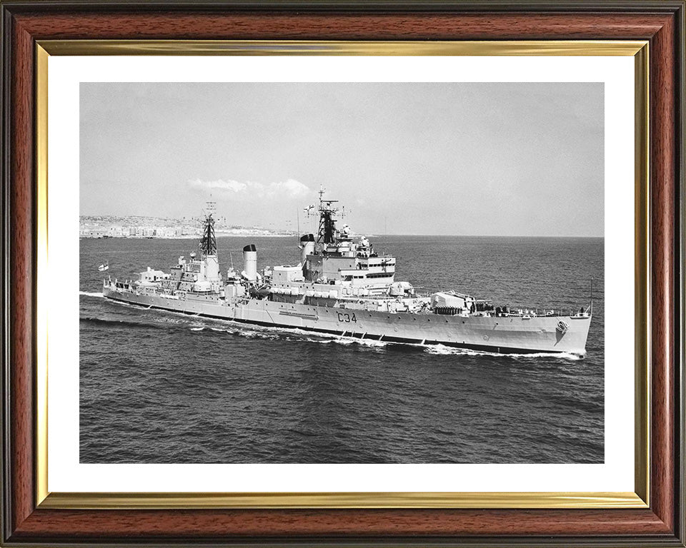 HMS Lion C34 | Photo Print | Framed Print | Poster | Tiger Class | Cruiser | Royal Navy - Hampshire Prints