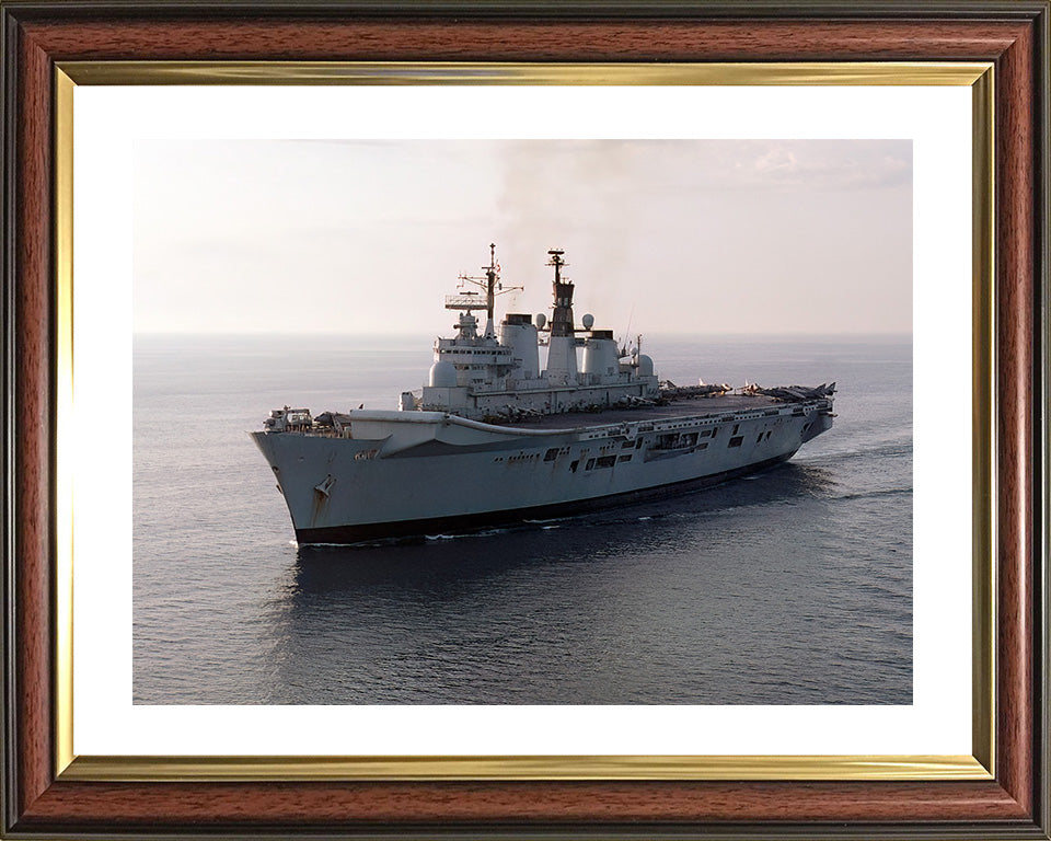 HMS Illustrious R06 Royal Navy Invincible class Aircraft Carrier Photo Print or Framed Print - Hampshire Prints