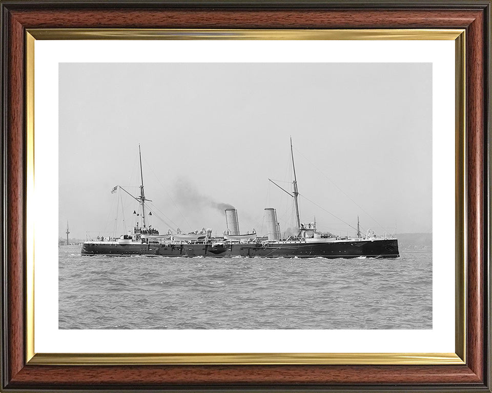 HMS Magicienne 1890 Royal Navy Medea class Cruiser Photo Print or Framed Print - Hampshire Prints