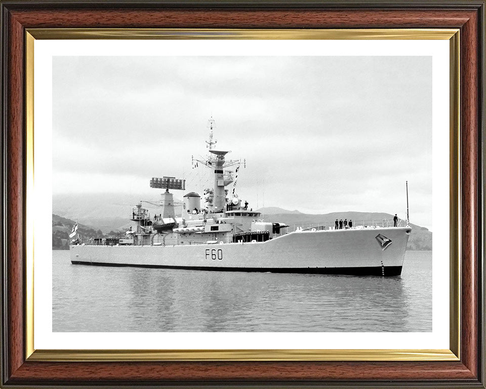 HMS Jupiter F60 Royal Navy Leander class frigate Photo Print or Framed Print - Hampshire Prints