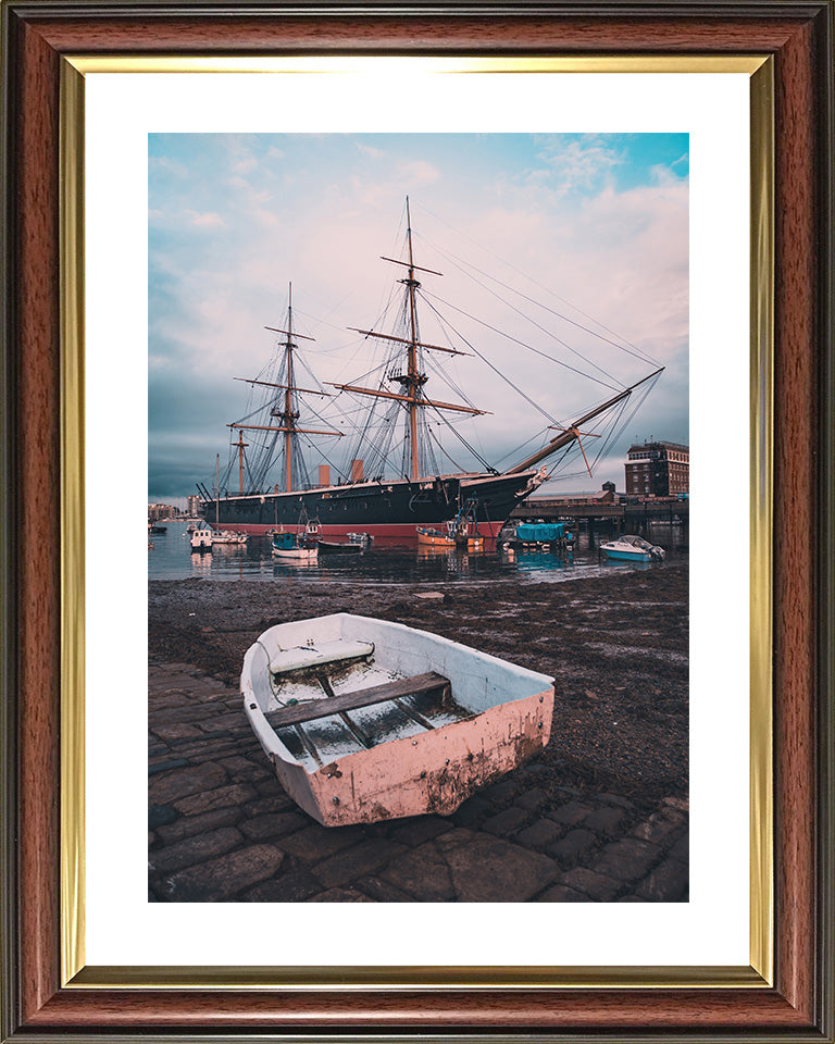 HMS Warrior 1860 | Photo Print | Framed Print | Poster | Steam-powered Armoured Frigate | Royal Navy - Hampshire Prints