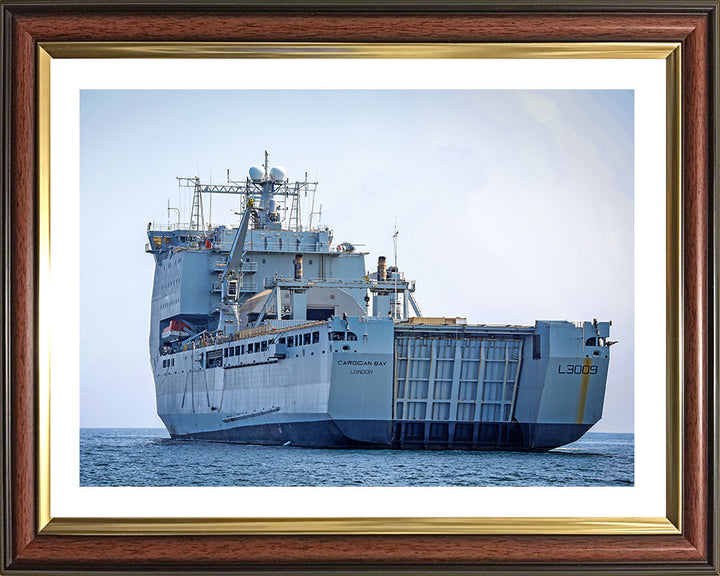 RFA Cardigan Bay L3009 Royal Fleet Auxiliary Bay class auxiliary dock landing ship Photo Print or Framed Print - Hampshire Prints