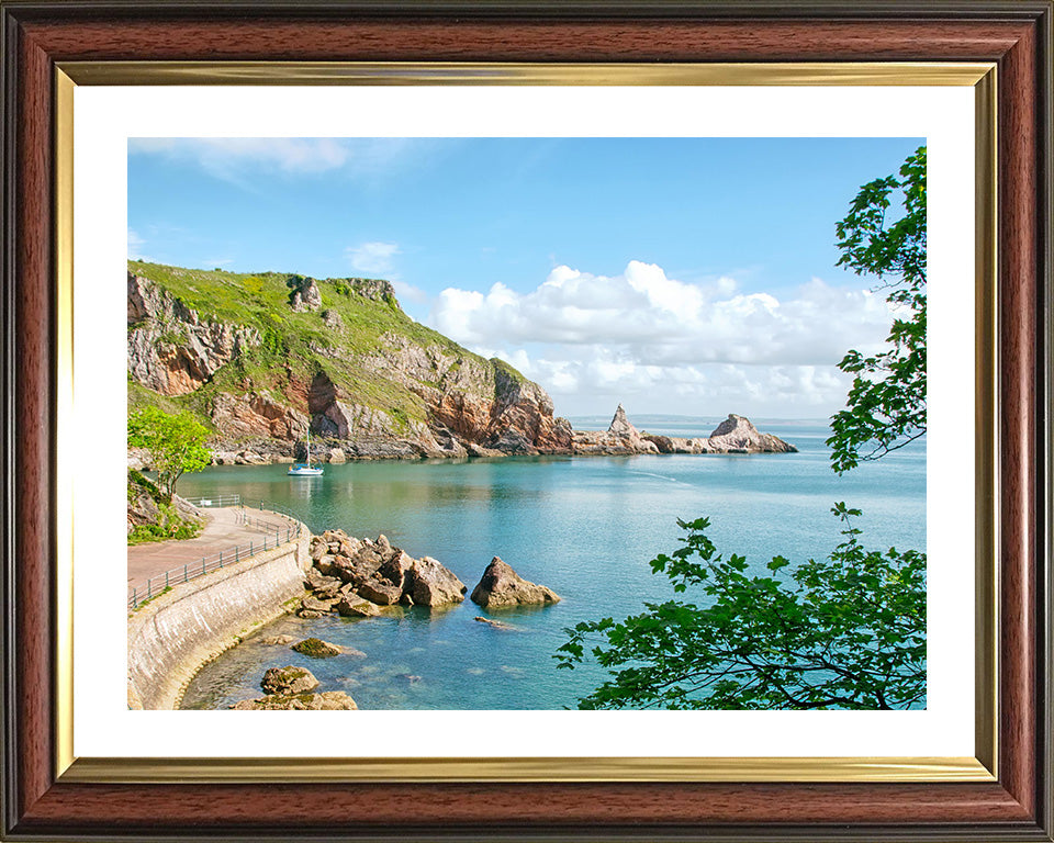 Anstey's Cove Torquay Devon Photo Print - Canvas - Framed Photo Print - Hampshire Prints