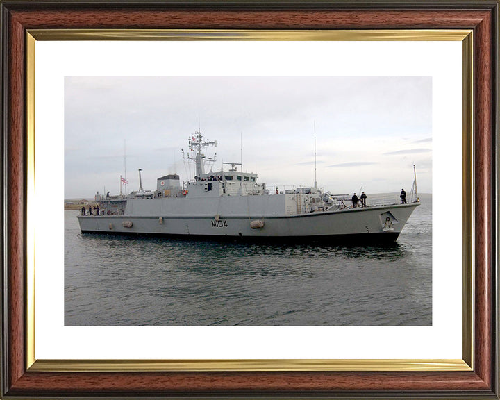 HMS Walney M104 Royal Navy Sandown class minehunter Photo Print or Framed Print - Hampshire Prints