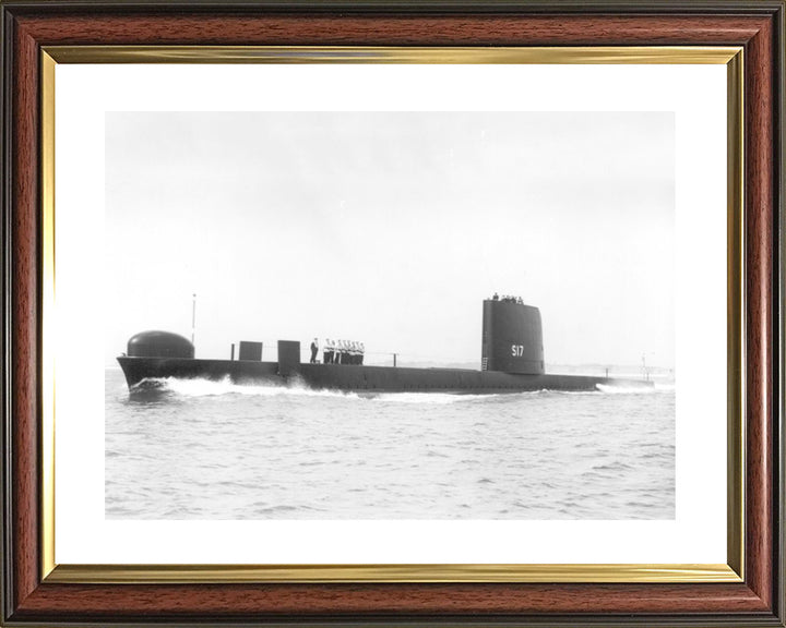 HMS Ocelot S17 Royal Navy Oberon class Submarine Photo Print or Framed Print - Hampshire Prints