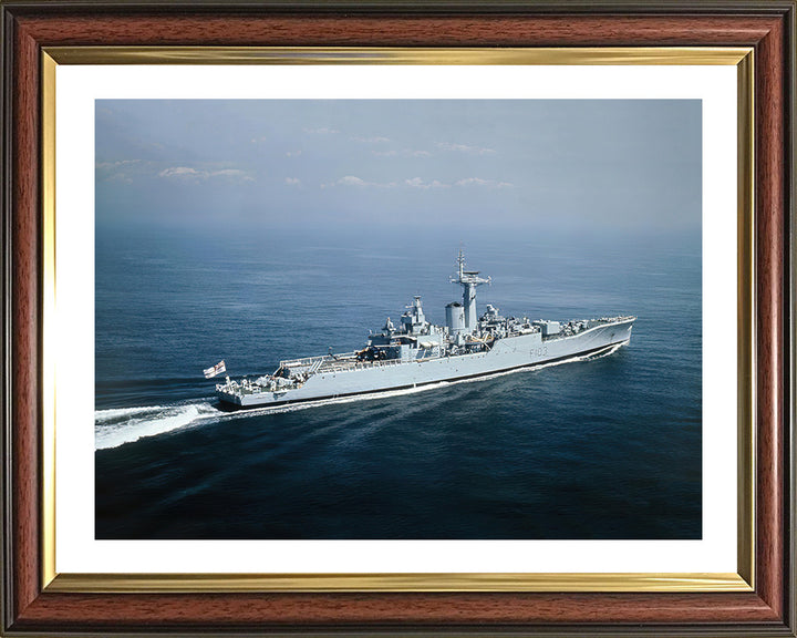 HMS Lowestoft F103 Royal Navy Rothesay class frigate Photo Print or Framed Print - Hampshire Prints