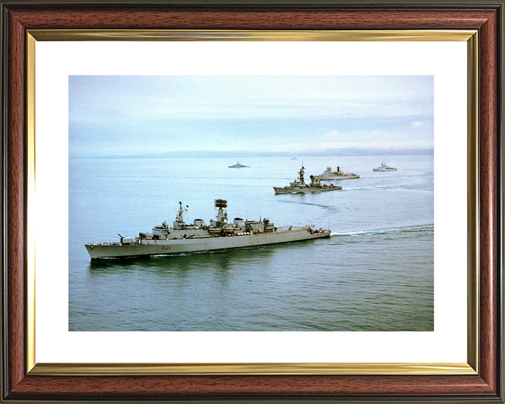 HMS Norfolk D21 Royal Navy County class destroyer Photo Print or Framed Photo Print - Hampshire Prints