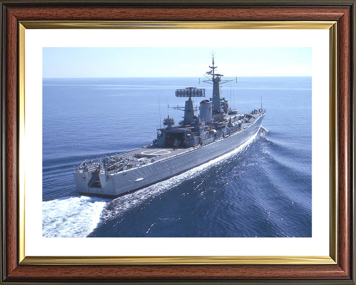 HMS Naiad F39 Royal Navy Leander class frigate Photo Print or Framed Photo Print - Hampshire Prints