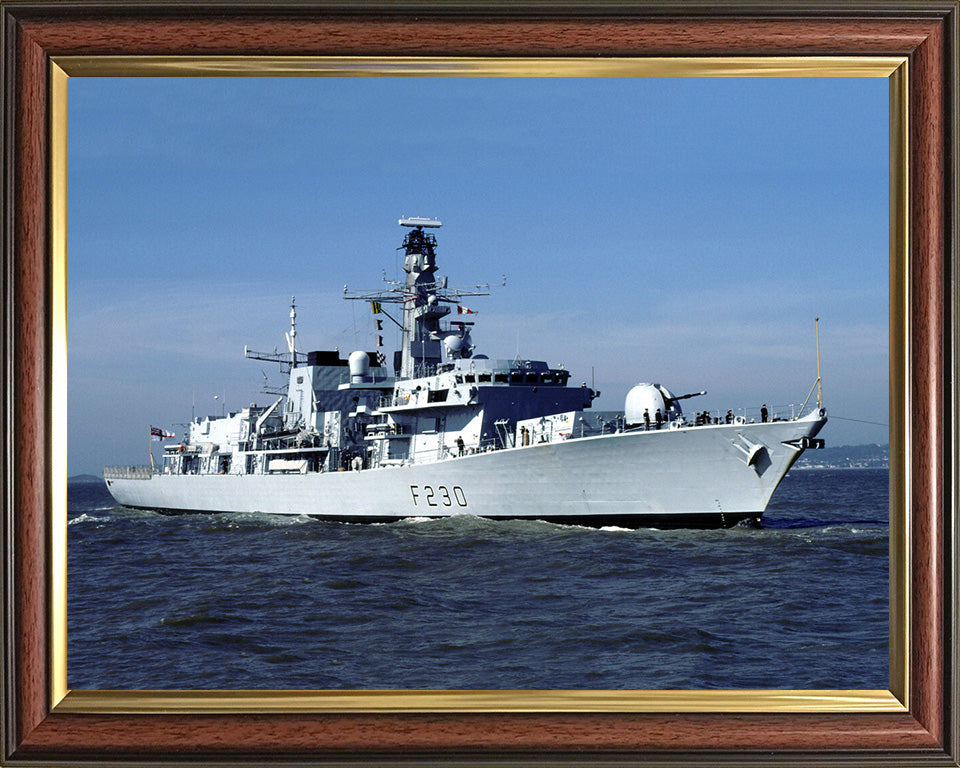 HMS Norfolk F230 Royal Navy type 23 Frigate Photo Print or Framed Print - Hampshire Prints