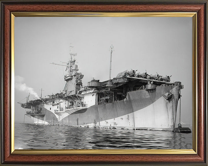 HMS Pursuer D73 Royal Navy Attacker class escort carrier Photo Print or Framed Print - Hampshire Prints