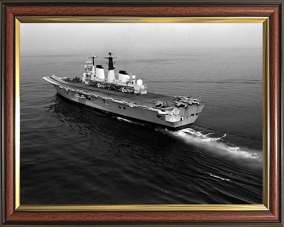 HMS Invincible R05 Royal Navy Invincible Class aircraft carrier Photo Print or Framed Print - Hampshire Prints