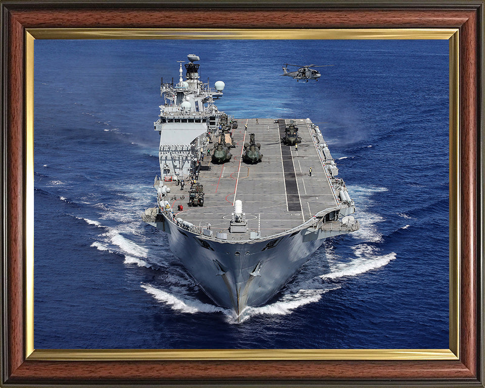 HMS Ocean L12 Royal Navy Helicopter Carrier Photo Print or Framed Photo Print - Hampshire Prints