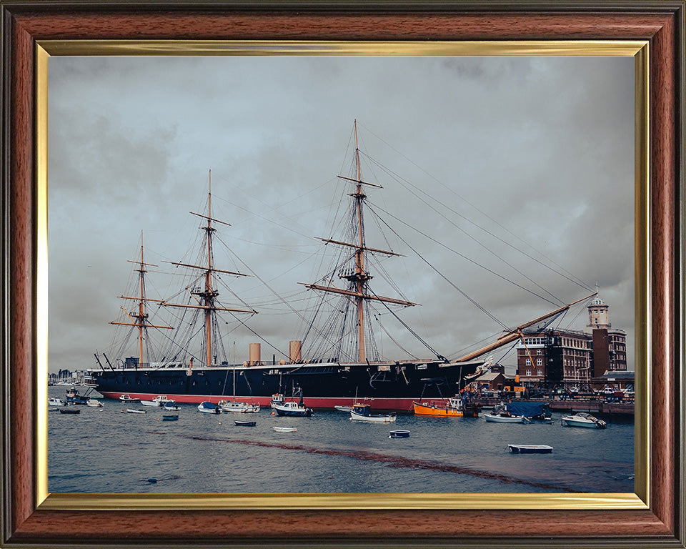 HMS Warrior 1860 | Photo Print | Framed Print | Poster | Steam-powered Armoured Frigate | Royal Navy - Hampshire Prints