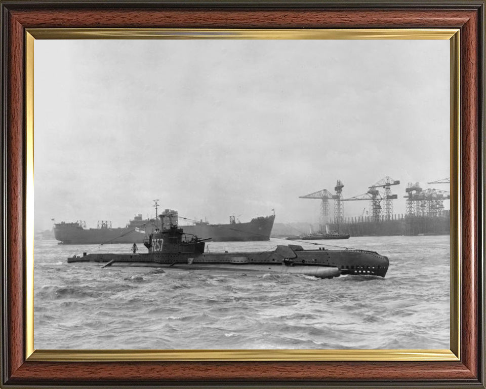 HMS Saga P257 Royal Navy S class submarine Photo Print or Framed Print - Hampshire Prints