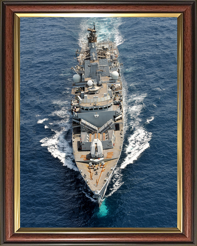 HMS Northumberland F238 Royal Navy type 23 Frigate Photo Print or Framed Print - Hampshire Prints