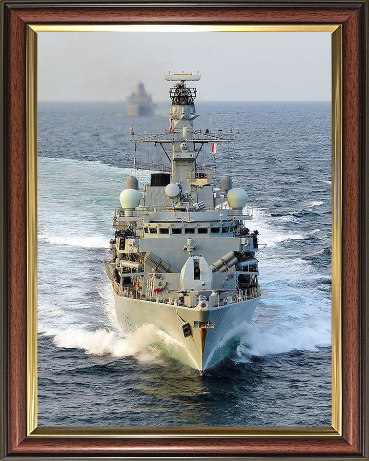 HMS Somerset F82 Royal Navy type 23 Frigate Photo Print or Framed Print - Hampshire Prints