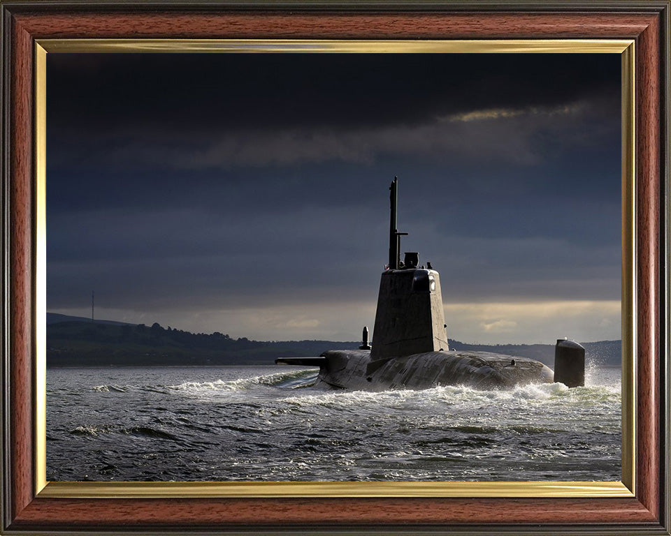 HMS Ambush S120 Royal Navy Astute class Submarine Photo Print or Framed Print - Hampshire Prints