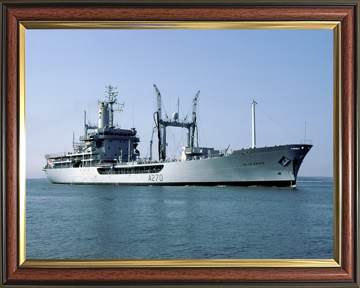 RFA Blue Rover A270 Royal Fleet Auxiliary Rover class small fleet tanker Photo Print or Framed Print - Hampshire Prints