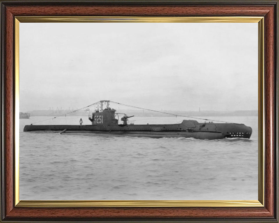 HMS Subtle P251 Royal Navy S Class Submarine Photo Print or Framed Print - Hampshire Prints