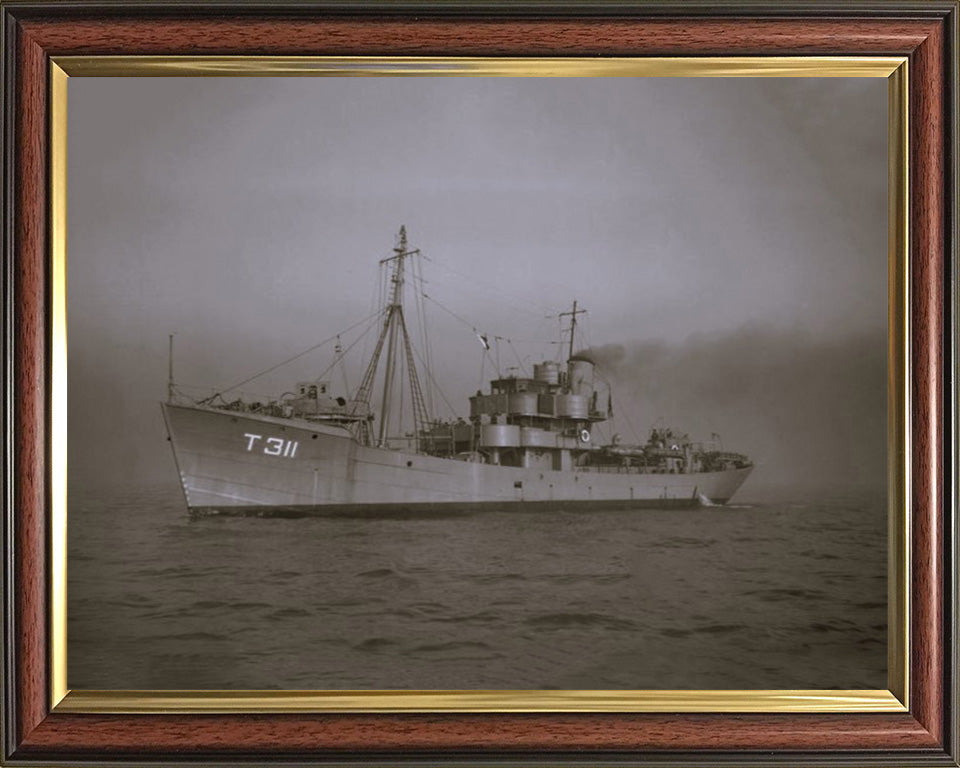 HMS Mullet T311 Royal Navy Fish class trawler Photo Print or Framed Print - Hampshire Prints