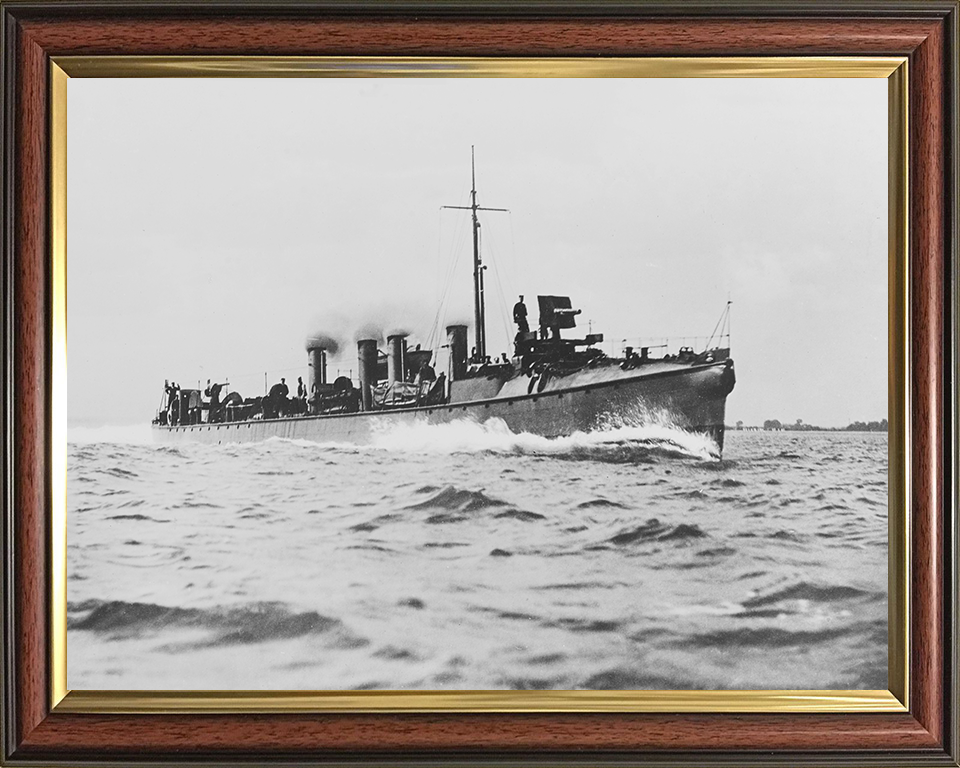 HMS Hornet Royal Navy Havock class torpedo boat Photo Print or Framed Print - Hampshire Prints