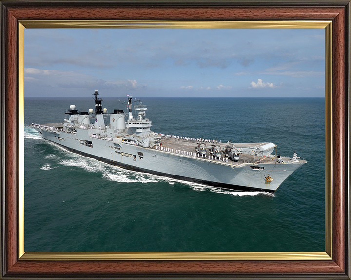 HMS Illustrious R06 Royal Navy Invincible class Aircraft Carrier Photo Print or Framed Print - Hampshire Prints