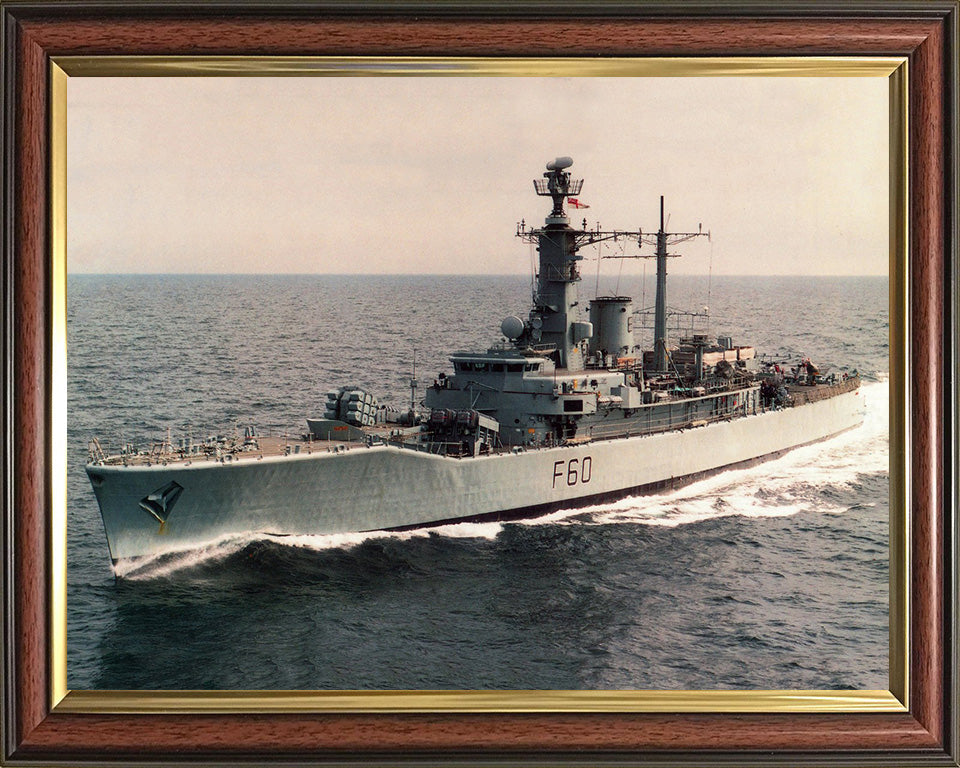 HMS Jupiter F60 Royal Navy Leander class frigate Photo Print or Framed Print - Hampshire Prints