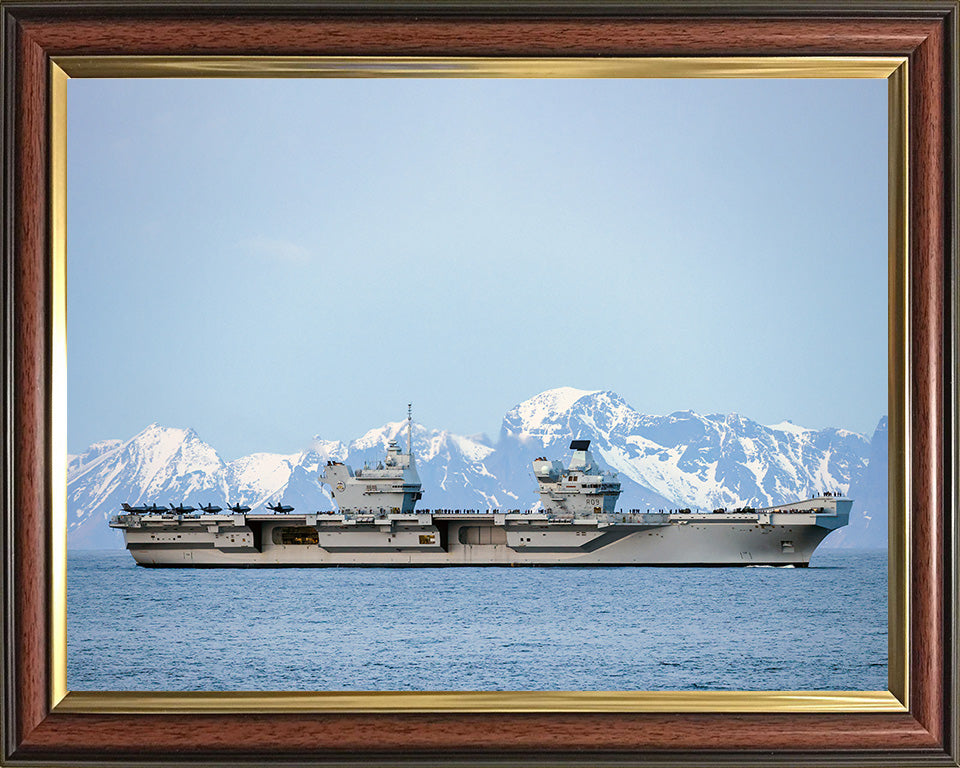 HMS Prince of Wales R09 | Photo Print | Framed Print | Queen Elizabeth Class | Aircraft Carrier | Royal Navy