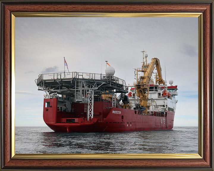 HMS Protector A173 Royal Navy Ice patrol ship Photo Print or Framed Print - Hampshire Prints