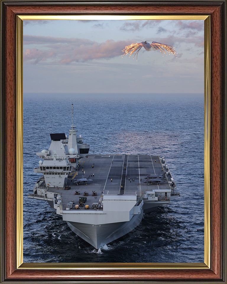 HMS Prince of Wales R09 | Photo Print | Framed Print | Queen Elizabeth Class | Aircraft Carrier | Royal Navy