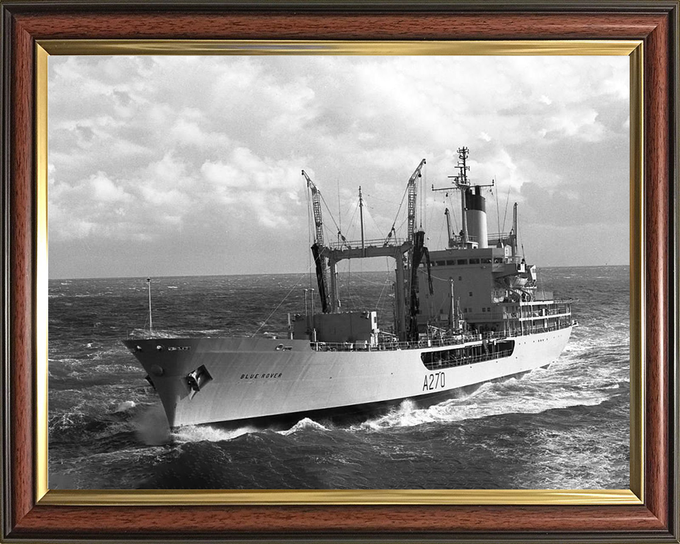 RFA Blue Rover A270 Royal Fleet Auxiliary Rover class small fleet tanker Photo Print or Framed Print - Hampshire Prints