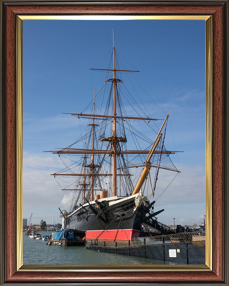 HMS Warrior 1860 | Photo Print | Framed Print | Poster | Steam-powered Armoured Frigate | Royal Navy - Hampshire Prints