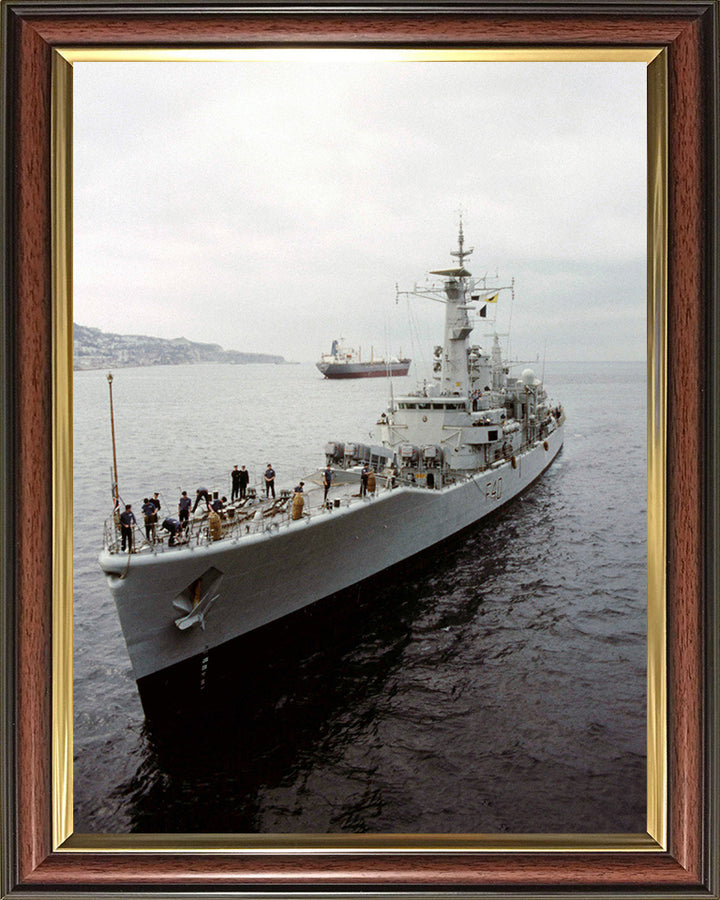 HMS Sirius F40 Royal Navy Leander class frigate Photo Print or Framed Print - Hampshire Prints