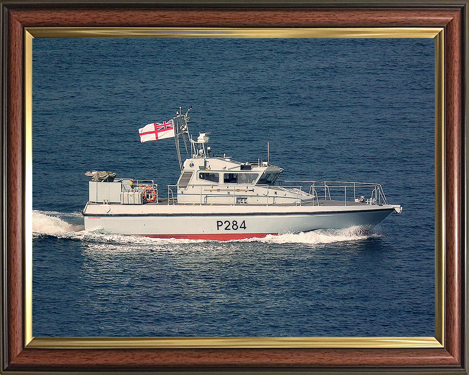 HMS Scimitar P284 Royal Navy Scimitar class fast patrol boat Photo Print or Framed Print - Hampshire Prints