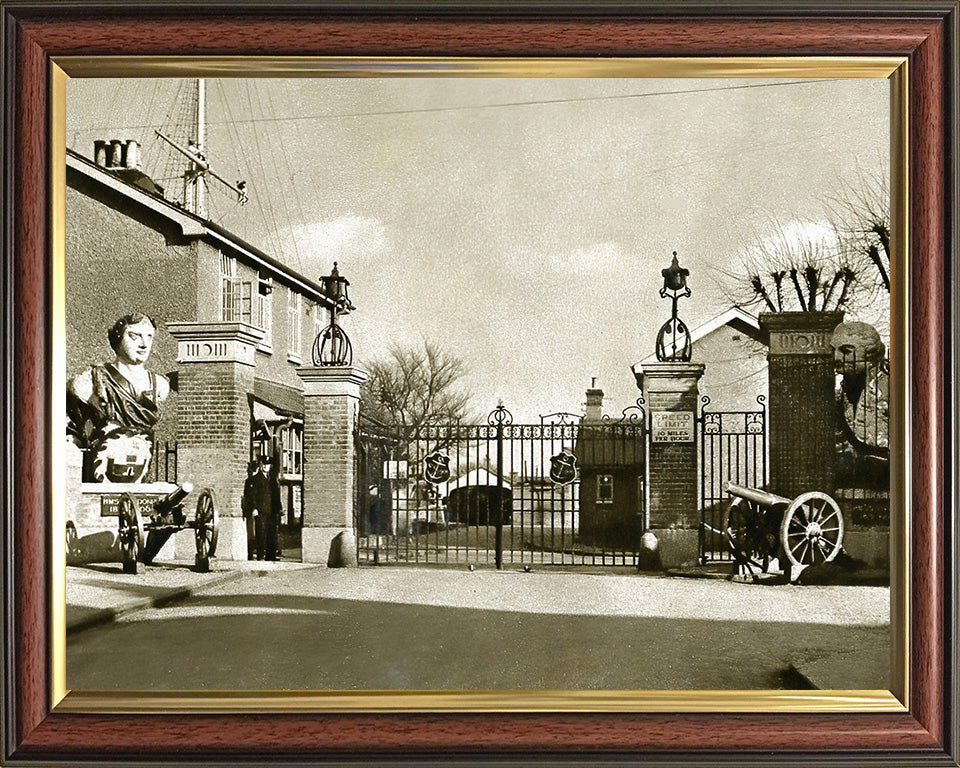 HMS Ganges Main Gate Photo Print or Framed Photo Print - Hampshire Prints