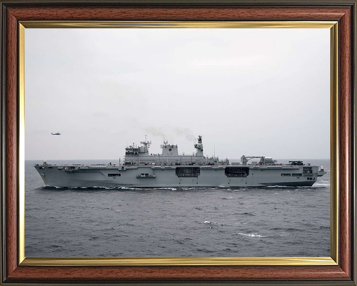 HMS Ocean L12 Royal Navy helicopter carrier Photo Print or Framed Print - Hampshire Prints